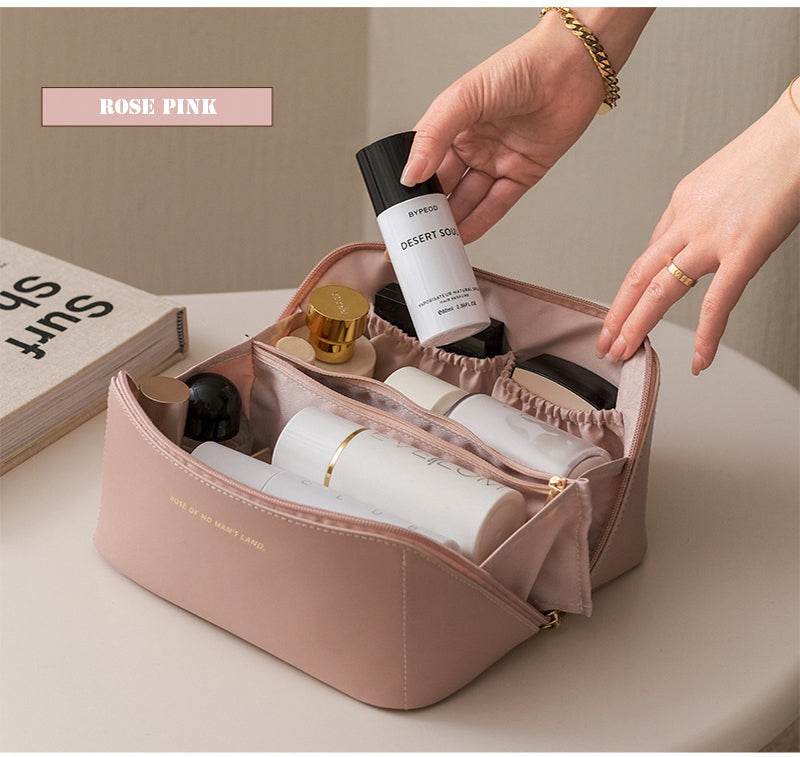 New Ins Large-capacity Portable Girl Makeup Bag Women Cosmetic Bag Toiletries Organizer  Female Storage Makeup Cases