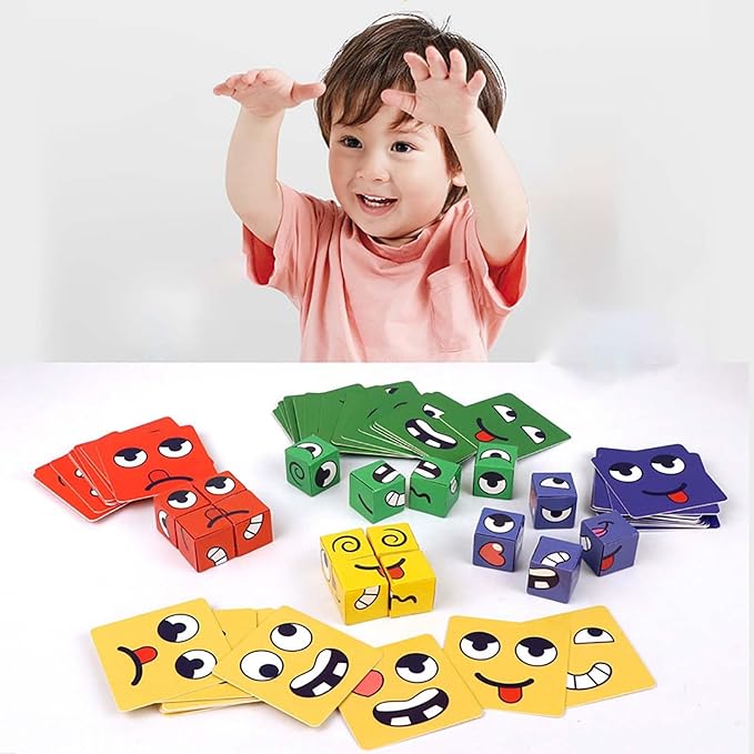 Montessori Expression Blocks Game