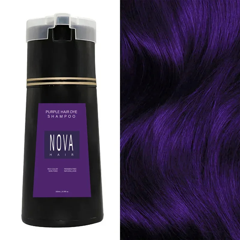 Nova Instant Hair Color Shampoo.     