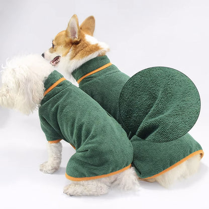 Pet Bathrobe Large Dog Full Body Wrap