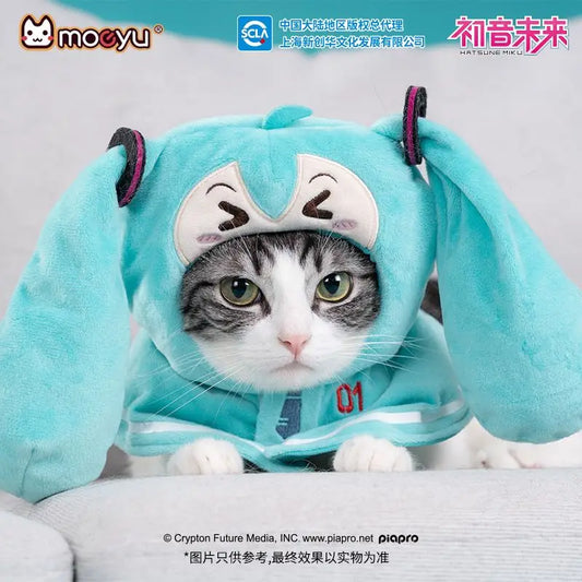 Kawaii Miku Pet Shawl Costume