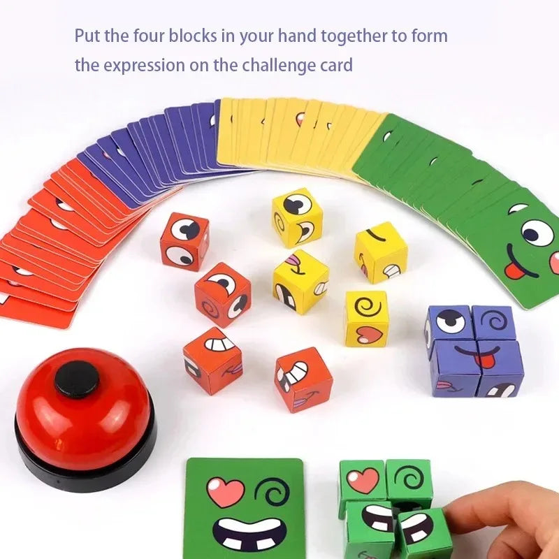 Montessori Expression Blocks Game