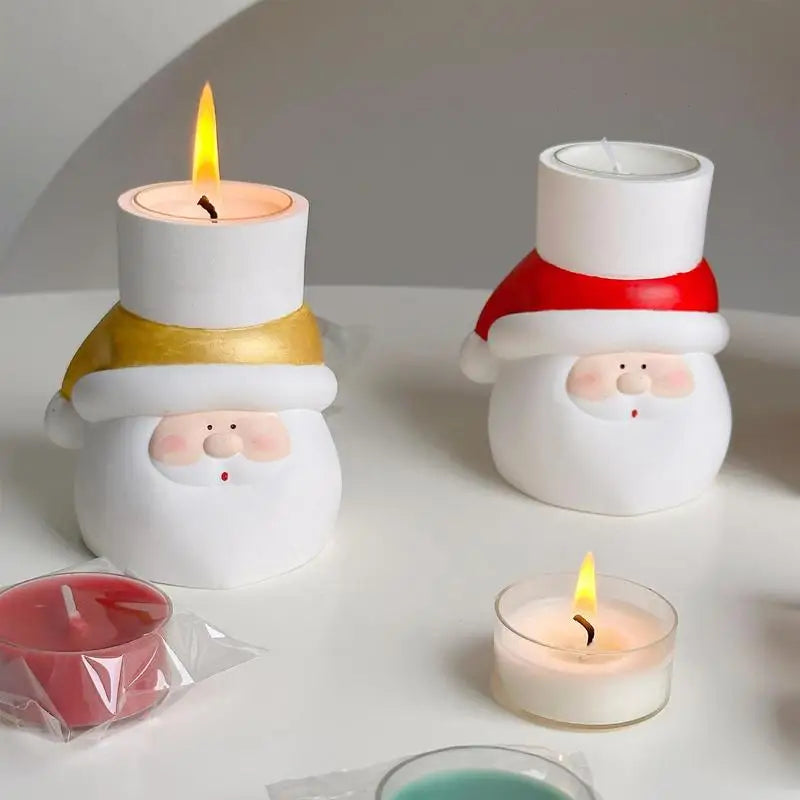 Santa Claus Tealight Candle Holder