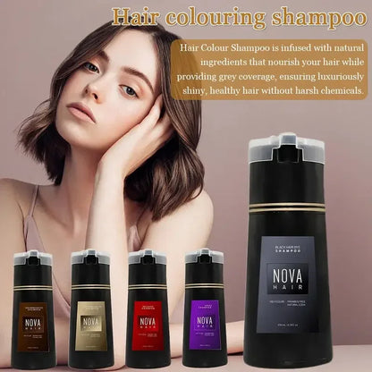 Nova Instant Hair Color Shampoo.     