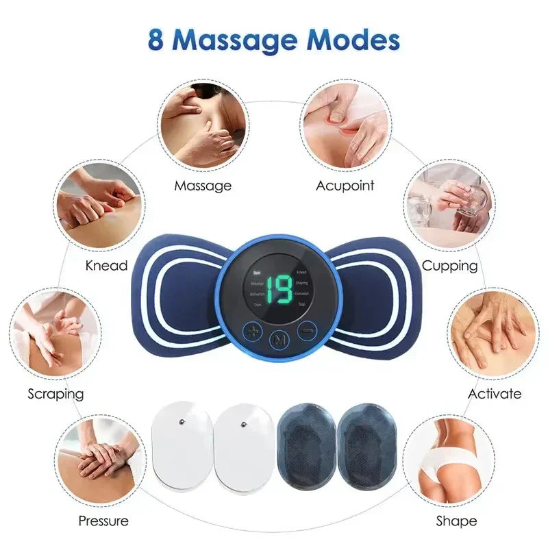 Soothing Mini Neck Massager Pads