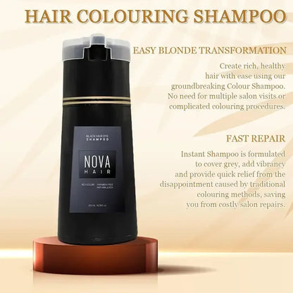 Nova Instant Hair Color Shampoo.     