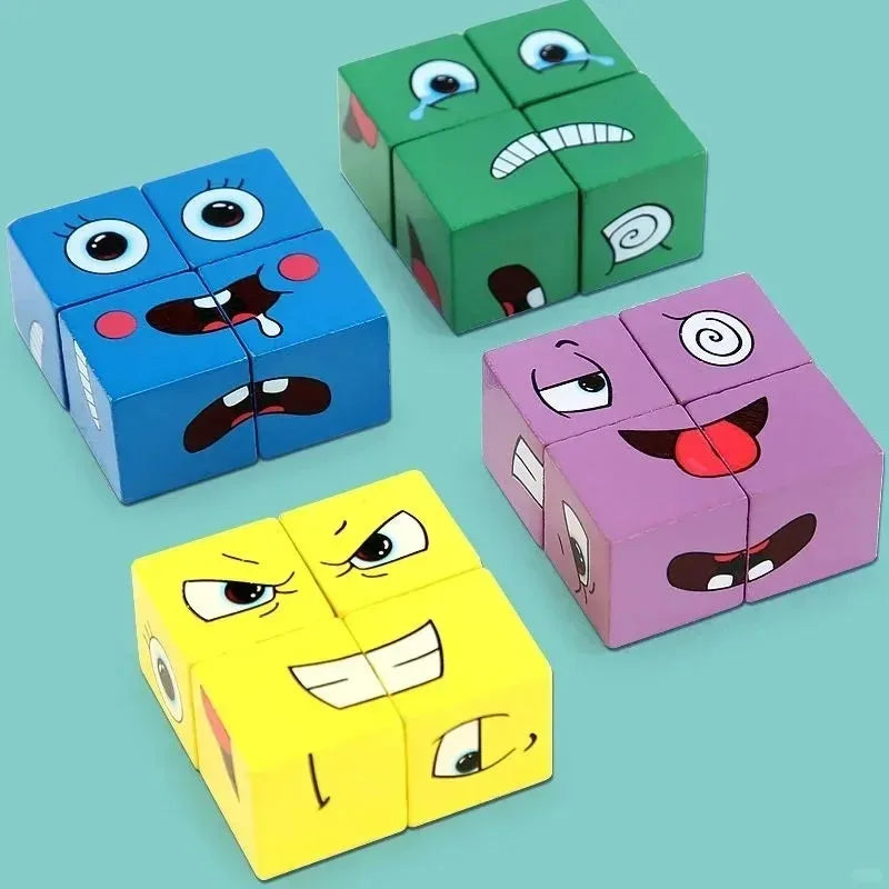 Montessori Expression Blocks Game