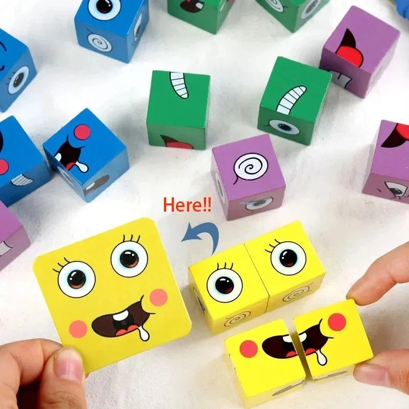 Montessori Expression Blocks Game