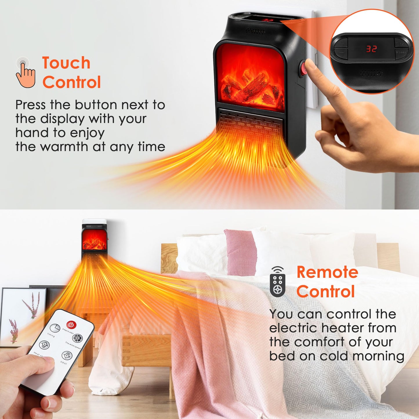 EcoHeat Buddy: Mini Electric Warmer